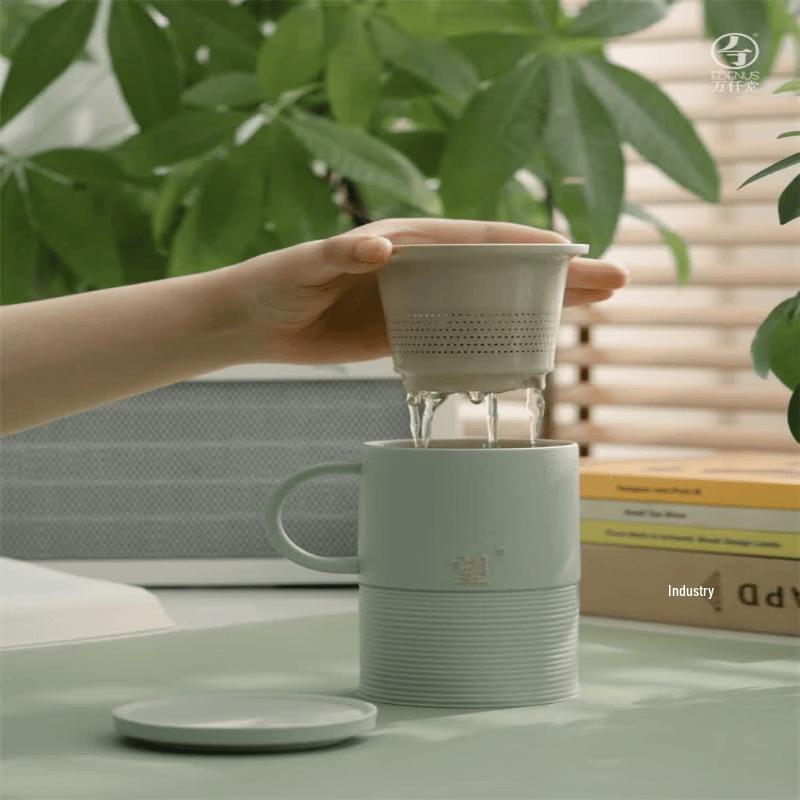 Керамическая офисная кружка Edenus 'Wang' с фильтром
