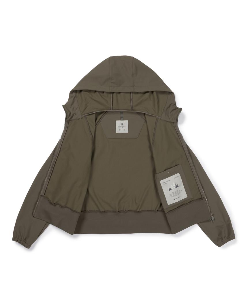 Женская гибридная куртка SNOWPEAK APPAREL (S26Fwtjk33) Загар Серый