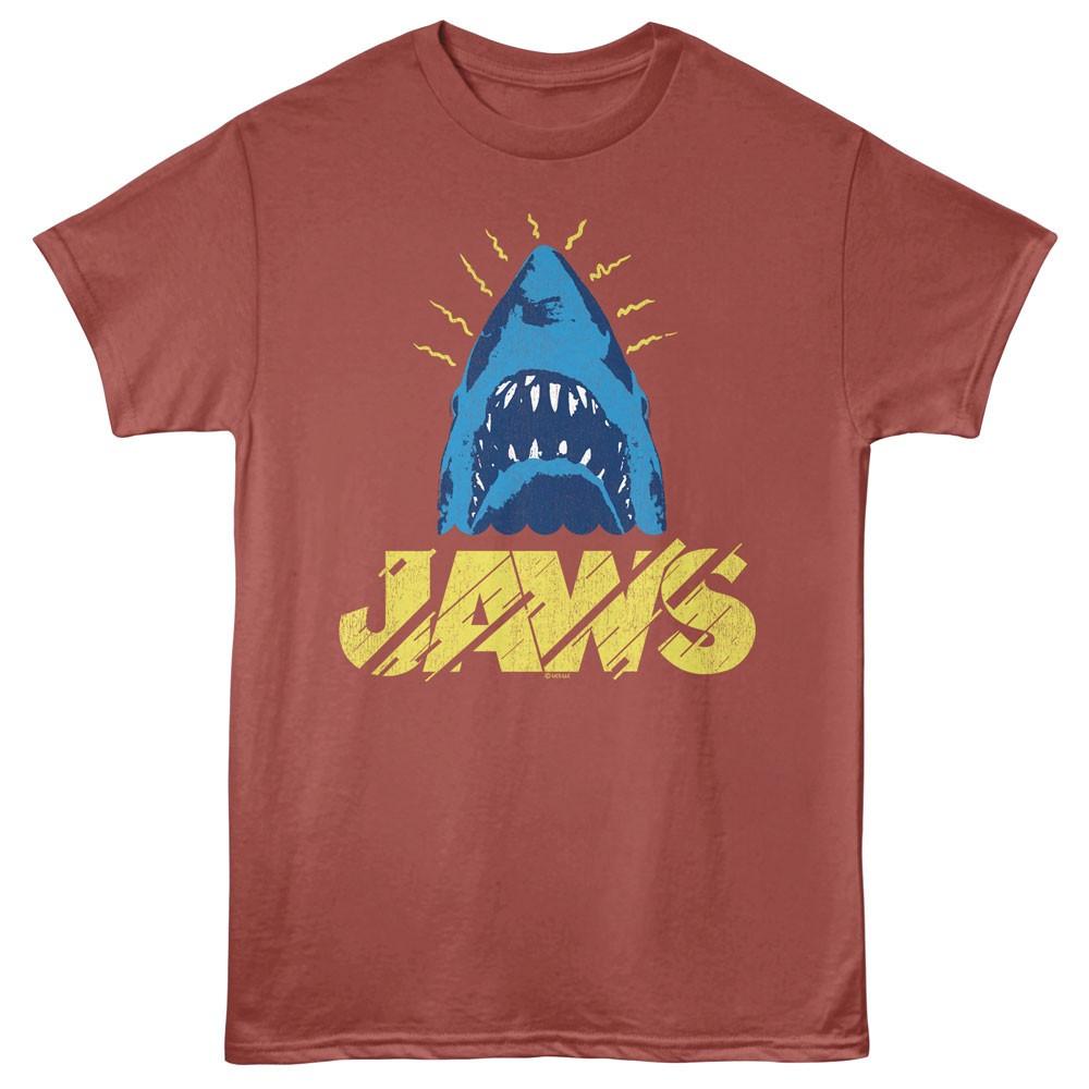 Jaws 70's Movie Shaky Lines Men's T Shirt