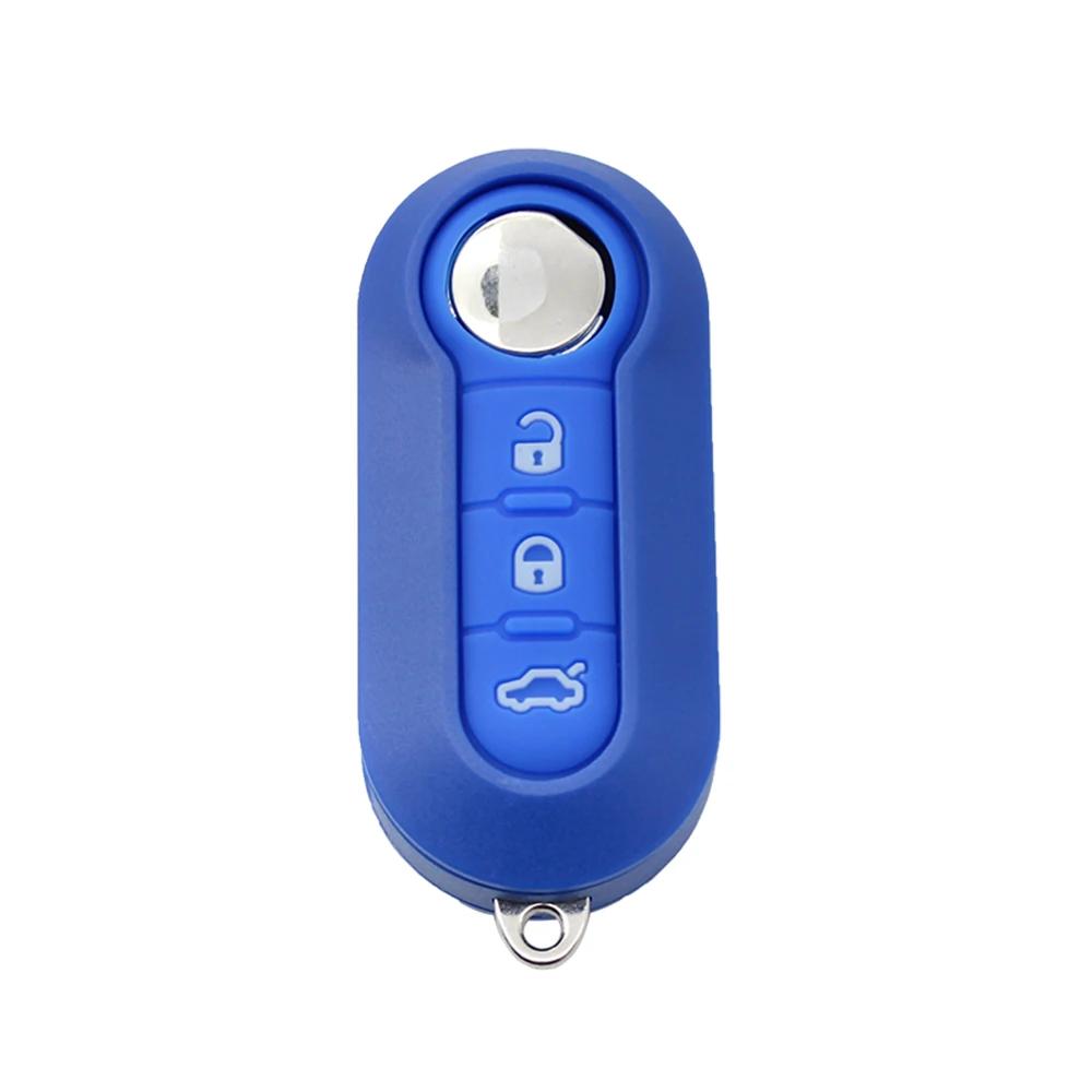 Cocolockey 3 Buttons Flip Remote Key Shell for FIAT 500 Bravo Croma Doblo Ducato Fiorino Linea Panda Grande Punto Scudo