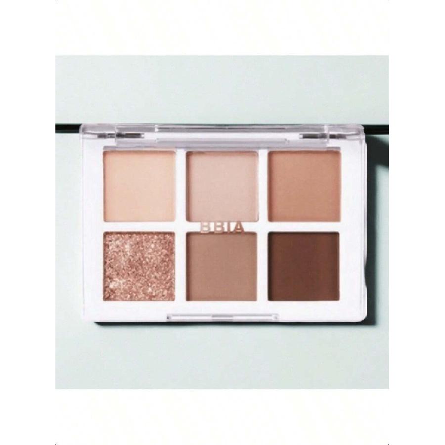 Палетка теней для век Bbia Ready To Wear  6 многофункциональных оттенков с охлаждающим минеральным комплексом  5 г   Образы на день и вечер для офиса, путешествий и мероприятий  Гипоаллергенно