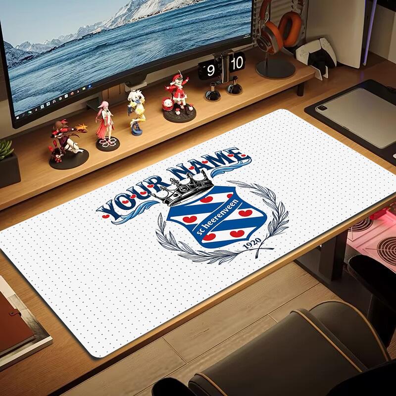 SC Heerenveen Print  Cushion Non-slip Laptop Tablet Big Mousepad XXL Mat Mini PC Playmat With Lock edge
