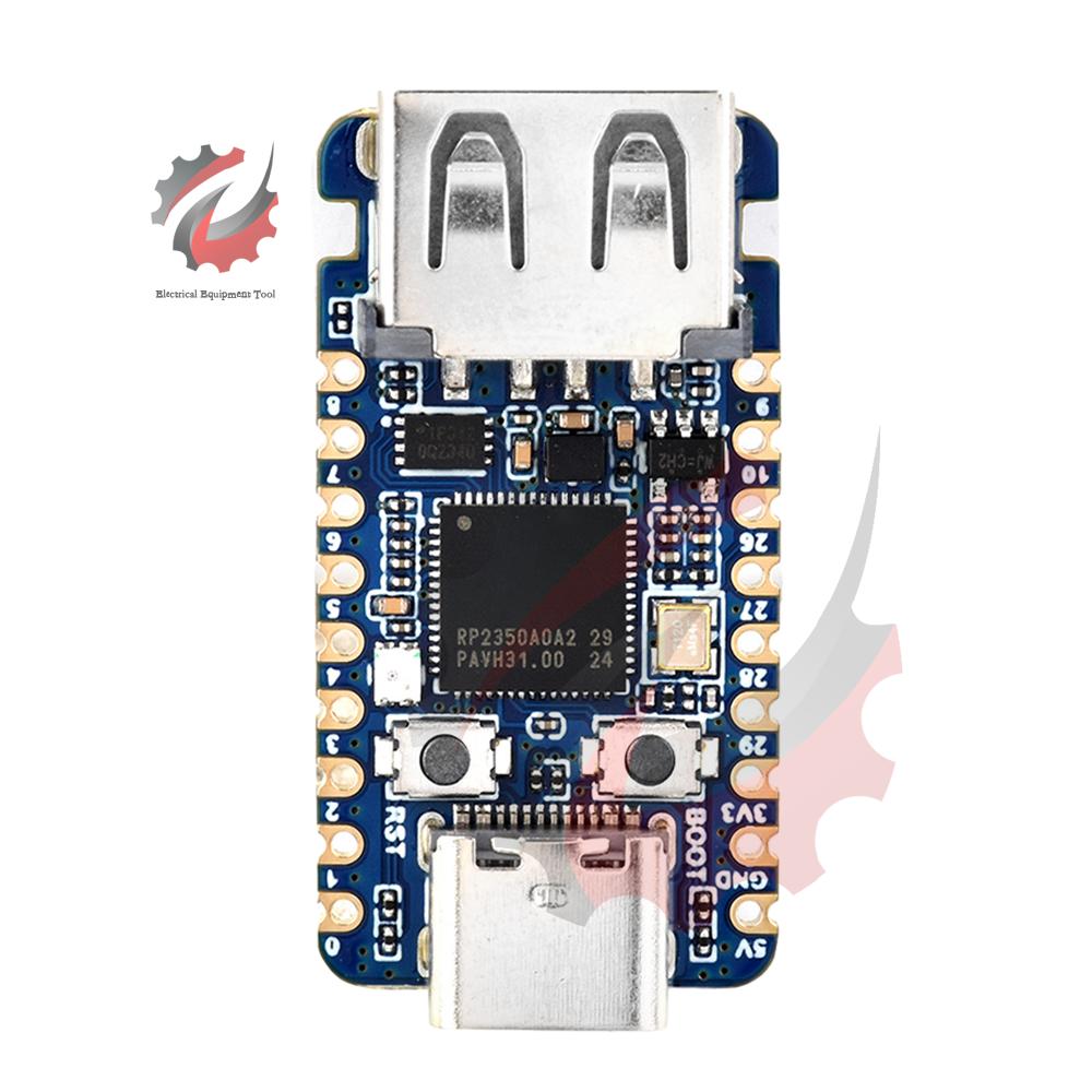 Мини-плата разработки RP2350-USB-A RP2350A Двухъядерный Cortex-M33 RISC-V 150 МГц 520 КБ SRAM 2 МБ Flash Type-C Для IoT Maker DIY Проекта