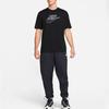 Nike Футболки Мужские Черные С Круглым Вырезом Умеренный Прямой Крой DR7826-010