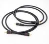 Высококачественный аудиокабель RCA, 2 шт., 0,5 м, Изготовлен из электрического провода Mogami, MOGAMI 2534, Сделано в Японии, Включает деревянный футляр для хранения