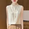 2024 Ретро-китайский кардиган без рукавов с кружевом - облегающий крой, большой размер