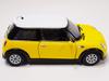 Kinsmart Mini Cooper S Желтый масштабная литая модель автомобиля KT5059 1/28
