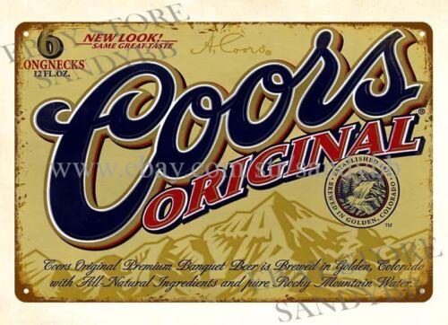 Пиво Coors металлический жестяной знак настенное искусство дом кухня лодж кафе