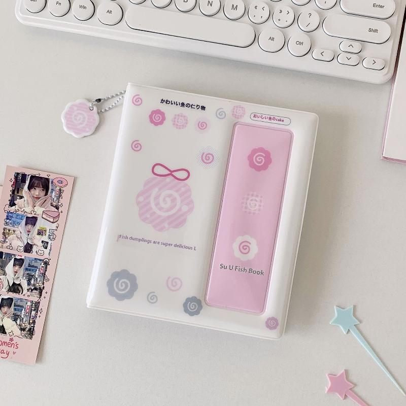 Мультяшный фотоальбом для фотобудки с идолами, 40 страниц для 40 фотополосок 5x15 см, Закладка 20 шт., Держатель для фото 10x15 см (4R)