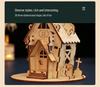 Halloween DIY Ghost Festival Wooden Puzzle - Children's Handmade Educational Toy