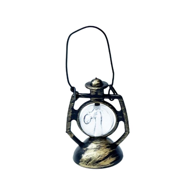 1/12 Кукольный домик Миниатюрная керосиновая лампа для детей и взрослых для ролевых игр, сделай сам, для игрового дома, мебельные аксессуары для