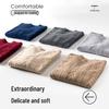 Hengyuanxiang Men's Pure Cashmere Thickened Round Neck Pullover Sweater