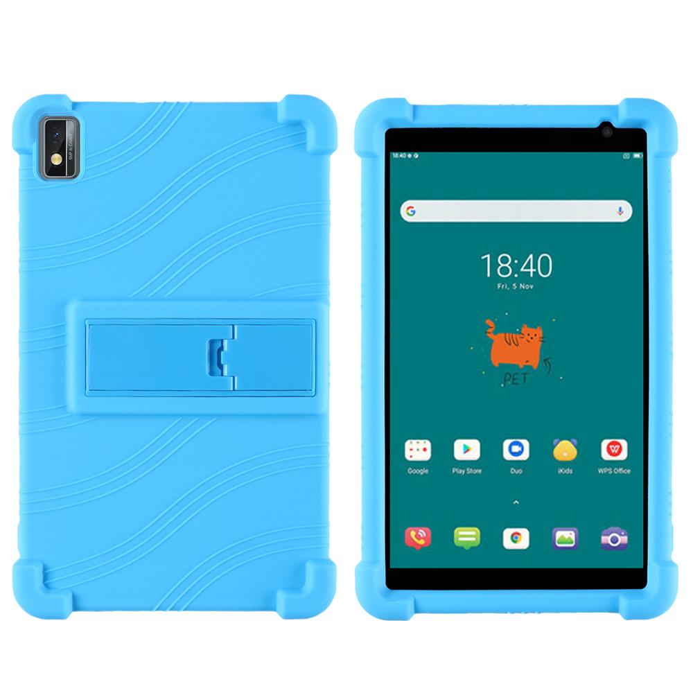 Силиконовый чехол для Teclast P85 с регулируемой подставкой и противоударными утолщенными углами.