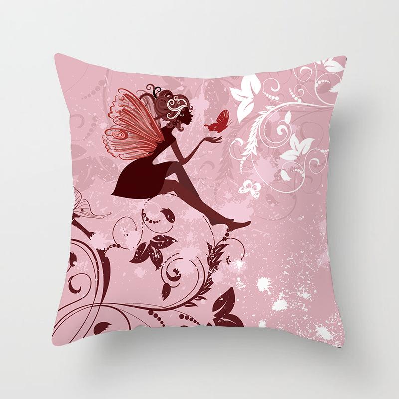 Великолепная наволочка для дивана с рисунком милой девушки, украшение для свадьбы, дня рождения, праздника, домашний декор, наволочка