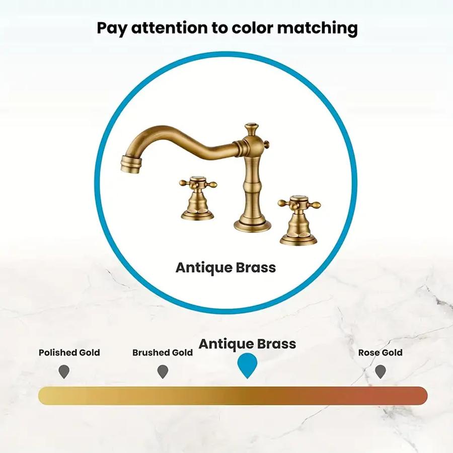ITAX-WORLD 3 отверстия широко распространенный смеситель для раковины в ванной комнате античный латунный смеситель для раковины кран соответствующий металлический выдвижной слив с переливом