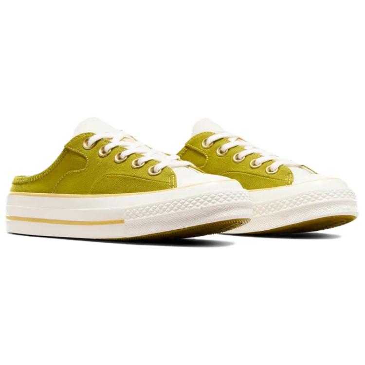 Converse Chuck 70 Mule Удобные Прочные Тапочки с Закрытым Носком Женские тапочки Зеленый A10077C