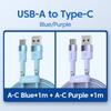 Toocki 2 шт. 3A USB C Кабель Тип C Для 12t Pro Realme Redmi 12 Pro Poco F3 X4 GT Кабель для быстрой зарядки Data Cord Wire