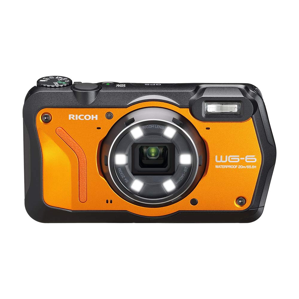 Водонепроницаемая камера RICOH Orange на глубине 20 метров, 20 миллионов видео 4K, оснащенная подводным GPS-приемником и электронным оборудованием для использования на работе.