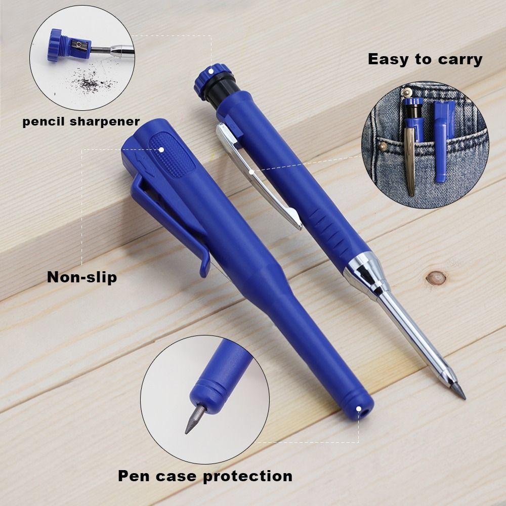 Набор столярных карандашей с длинным грифелем Набор карандашей для плотника Принадлежности для плотников и инженеров