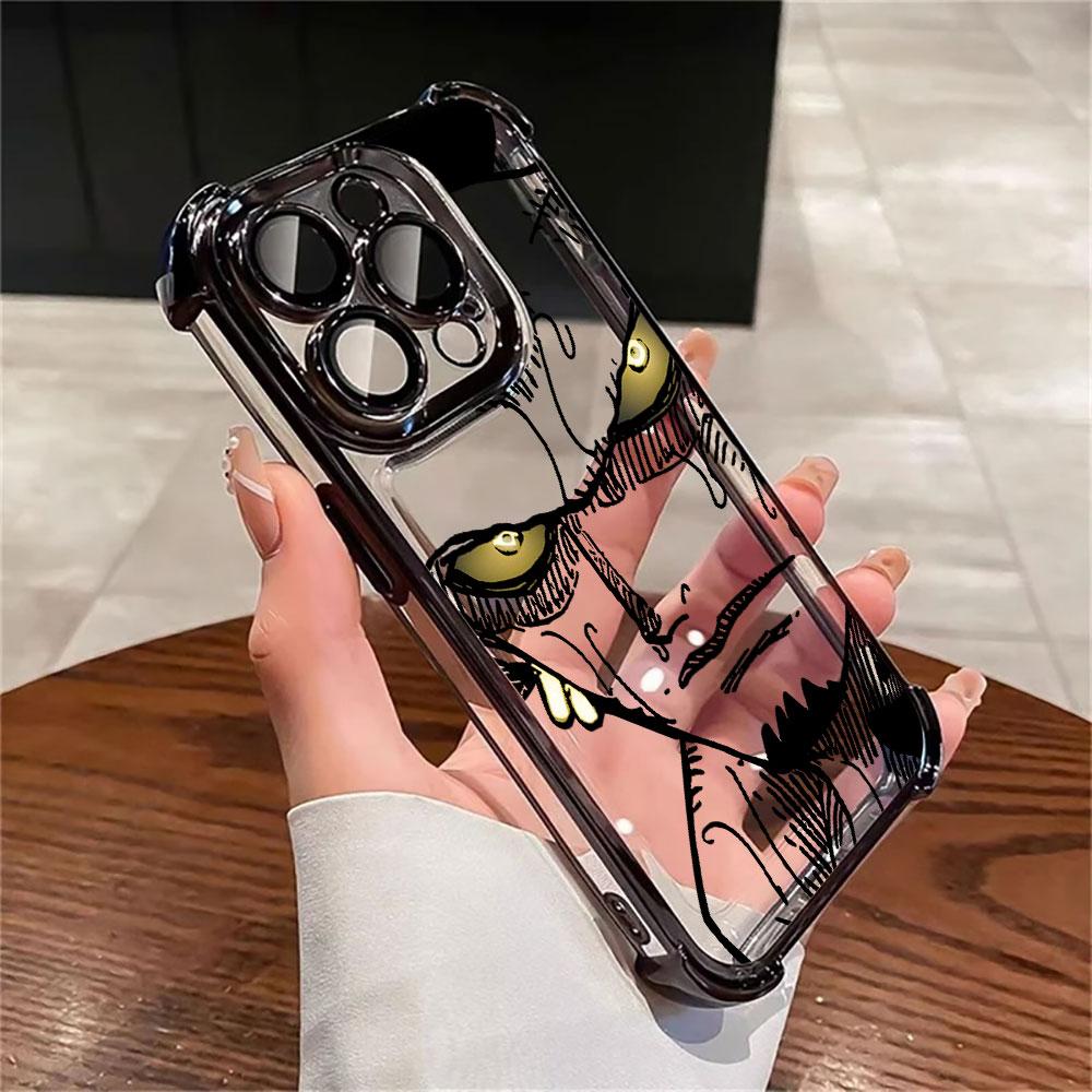 Мягкий чехол с персонажами One Anime Piece для iPhone 17 Pro 16 15 14 13 12 11 Pro Max Чехол 17 Plus 17E 16E 17Air Силиконовая крышка для телефона