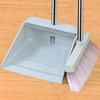 Household Broom & Dustpan Set with Soft Bristles and Non-Stick Squeegee