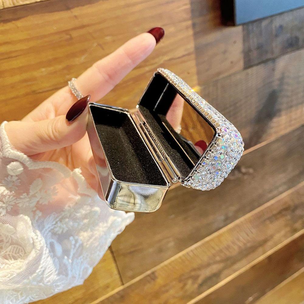 Creative Lipstick Bag Fashion Lipstick Protective Cover With Mirror Mini Lipstick Box  Gift
