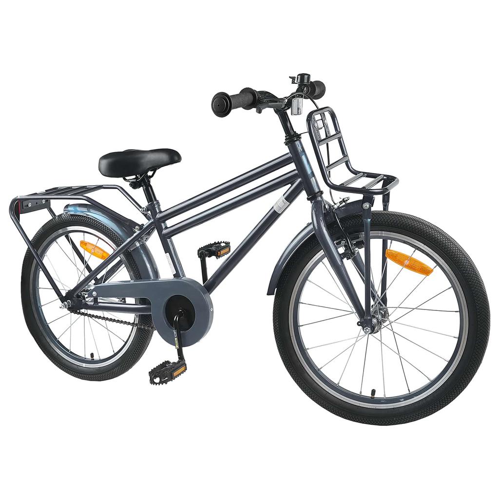 Kids Bike 20 Inch for Ages 6 11 Dark Grey