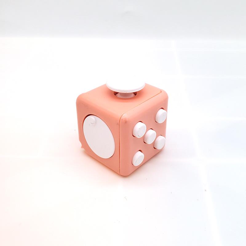 Six-Sided Finger Exercise Rubik's Cube: Hot Decompression Dice Toy