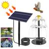 Солнечный фонтан-поилка для птиц, трехъярусный каскадный фонтан, фонтан с питанием от солнечной энергии для уличных птиц