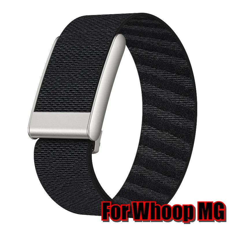Compatible with WHOOP 5.0 / For Whoop MG WristBand Soft-Touch Silicone Waterproof Sweatproof Soft Adjustable Rubber Band for Whoop 5.0/MG