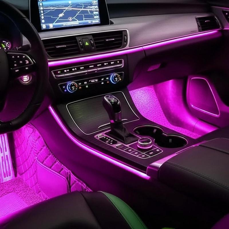 Car Ambient Lighting Music Rhythm Bright Lamp With USB Port LED Car Lights For Truck SUV Tractor Trailer