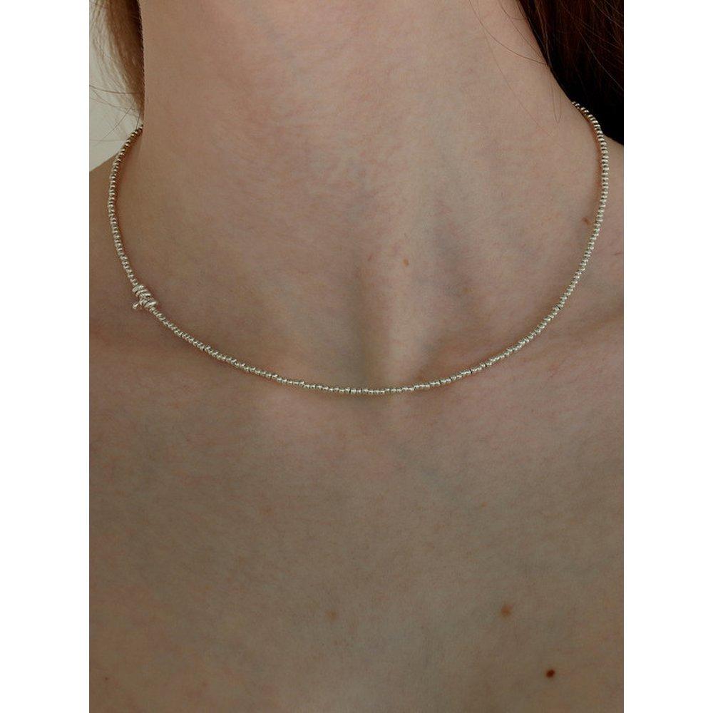 Silver Beads Necklace