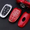 Чехол для ключей автомобиля из ТПУ с 5/6/7 кнопками для 2020 2021 Hyundai Sonata Nexo DN8 Santa Fe TM Tucson NX4 Staria Ioniq, аксессуары
