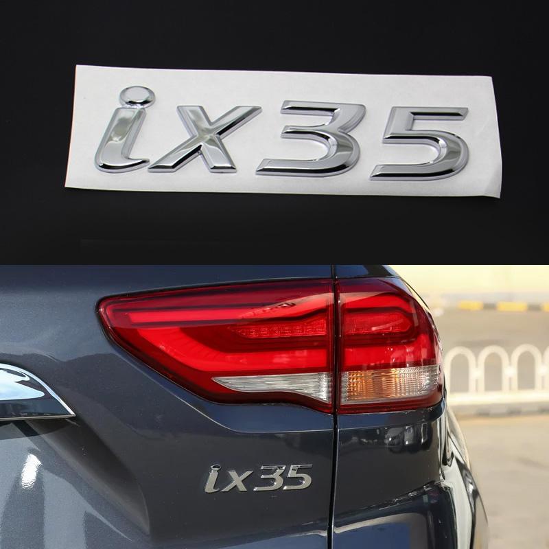 For Hyundai ix35 Emblem Decal Logo Rear Trunk Tail Nameplate Car Stickers PP16