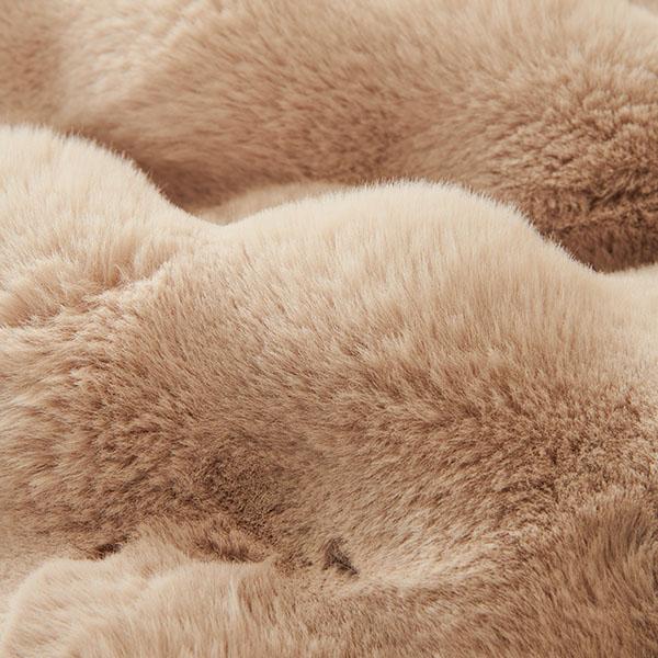 Rabbit Plush Sofa Cushion Winter Padded Plush Cushion Non-slip Leather Sofa Cover Cover Cloth Towel