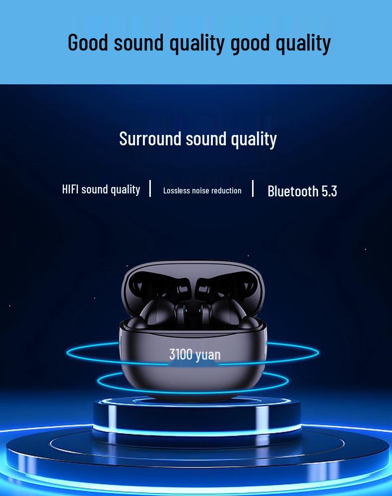 AI-Перевод Bluetooth Игровые Наушники: Внутриканальные, Беспроводные, Сверхдолгий срок службы батареи