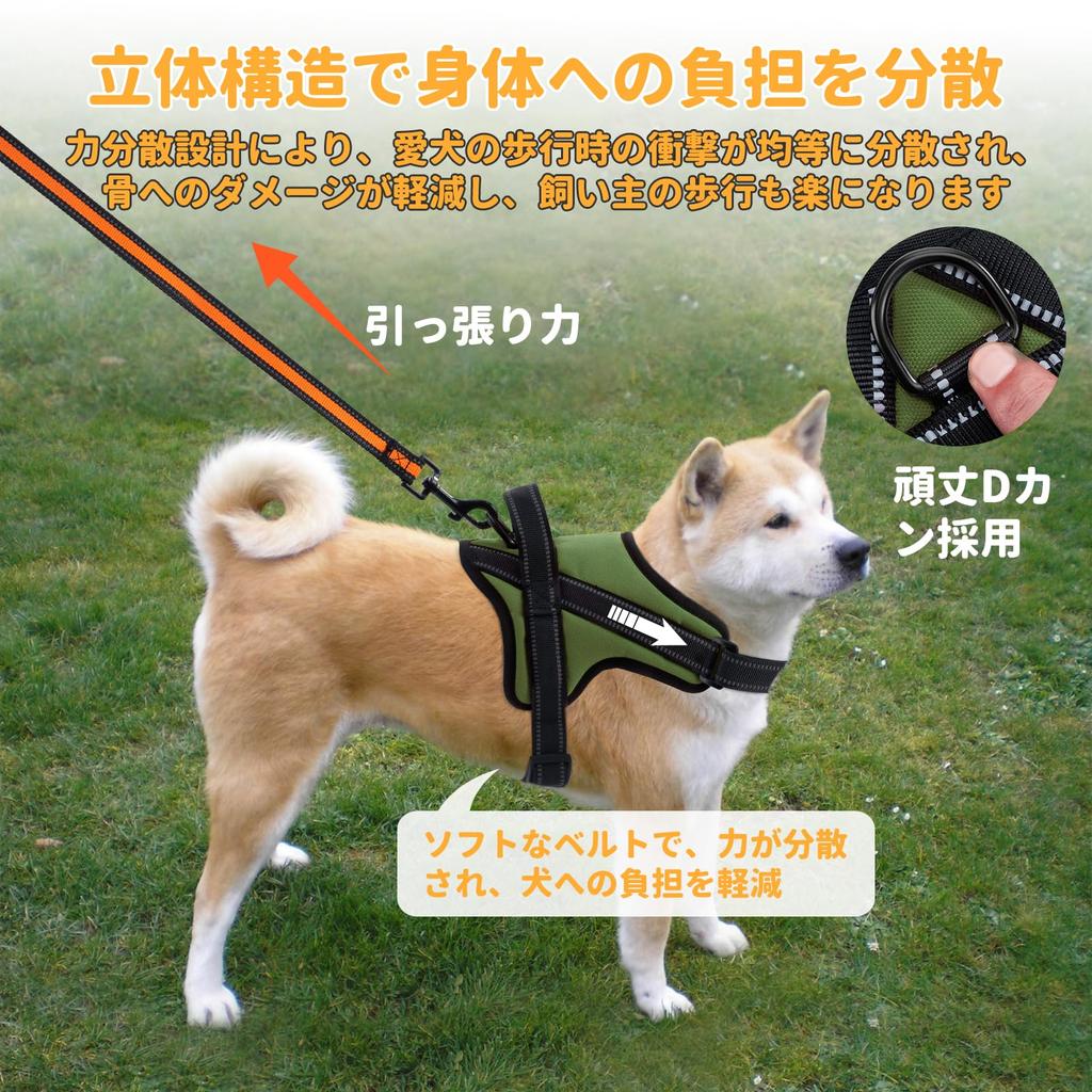 New Patented Dog BaoCheng Dog Harness for and Large Gentle on the Nameplate Easy to Put on and Take Available in 7 Colors Size Harness Small, Medium,