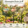 Easy Fill Garden Hummingbird Feeder Ground Stake Garden Bird Feeder  Patio Flower Bed