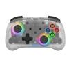 LinYuvo KS39B Wireless Pro Controller for Switch/Lite/OLED/Android/macOS, Adjustable Turbo, Vibration Motion, Gyro, Transparent
