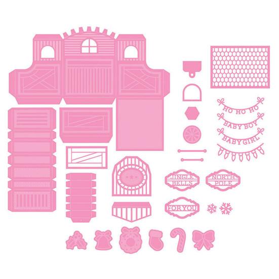 Творческий прочный компактный шаблон для резки Рождественская бумага для рукоделия Скрапбукинг Металлический штамп для школы