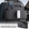 Car Seat Back Storage Organizer Bag Universal Multifunction Storage Box with Cup Tissue Holder Hook Multi-Pocket Design