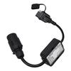 Parts Converter 7Pin Accessories Connector Fittings Trailer Light Converter for European Vehicle Replacement Round