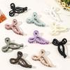Hollow Butterfly Large Elegant Hair Clip Simple Back Head Updo Hair Claw Shark Hair Clip Headdress