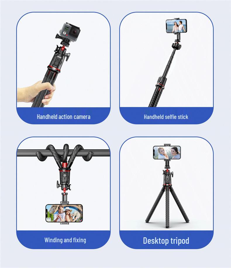 C03 Многофункциональный Осьминог Штатив Селфи-палка для Телефона и Камер GoPro