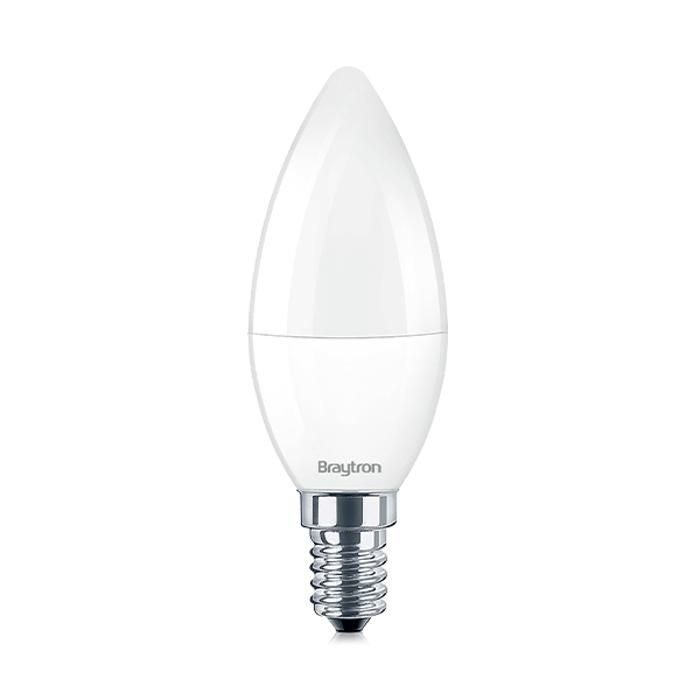 Lot de 10 ampoules LED flamme 6.5W (Eq. 45W) E14 4000K