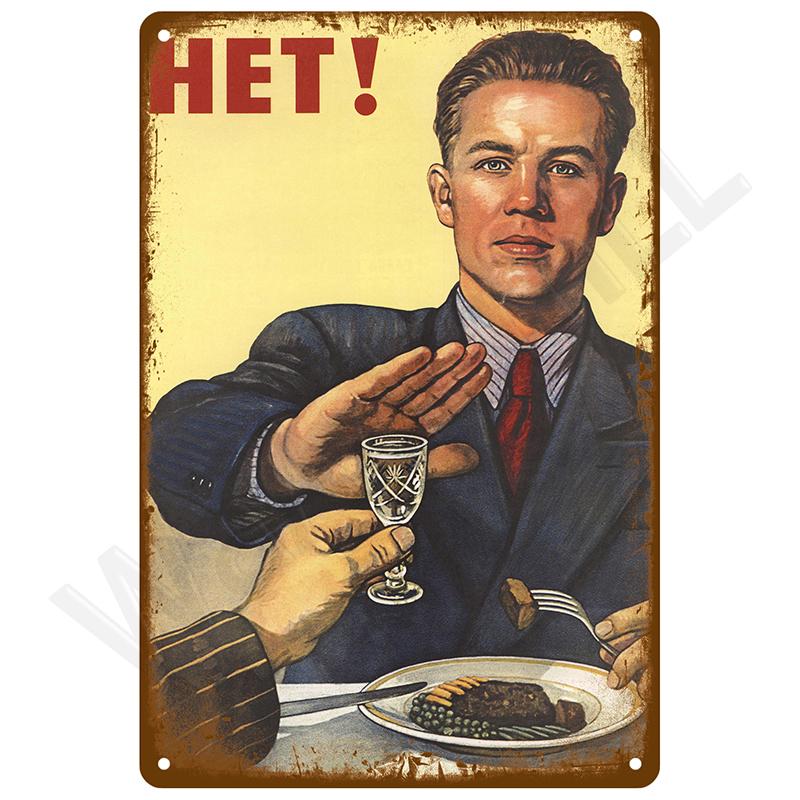 Retro Tin Sign Vintage Metal Signs Plates Posters House Interior Bathroom Wall Art Mural Aesthetic Room Home Decor Decorations