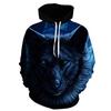 Spring Autumn 3D Wolf Hoodies Men Hooded Animal Wolf Printed Hoodie Sweatshirts Tracksuits Man/Women Jackets Funny Hoody