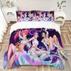 3Pcs Fantasy Dance Party Bedding Sets For All Sizes New 3D Printed Bed Cover Comforter Duvet Cover Pillowcase Bedroom Decoration