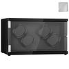 Watch Winder for 4 Automatic Watches with 2 Quiet Japanese Mabuchi Motors