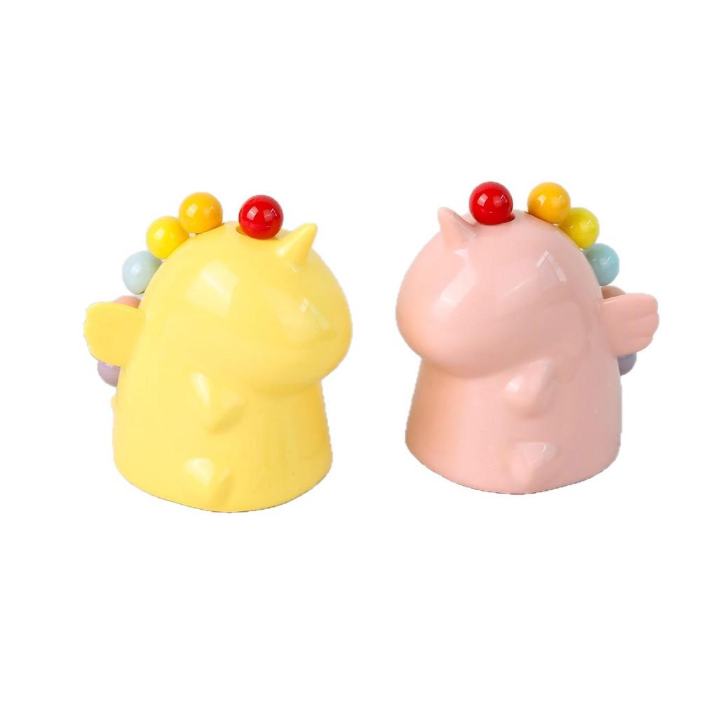 Креативный красочный набор десертных вилок с единорогами - Милые мультяшные украшения для торта из нержавеющей стали